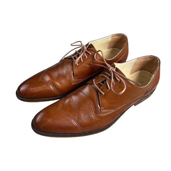 Stacy Adams Men\'s Brown Leather Oxfords  Size 14  Office Casual Church main image 12